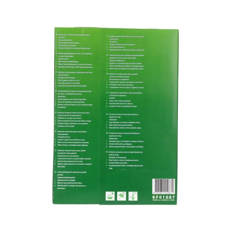 PAPEL FOTOCOPIADORA Q-CONNECT ECONOMY DIN A4 80 GRAMOS PAQUETE DE 500 HOJAS