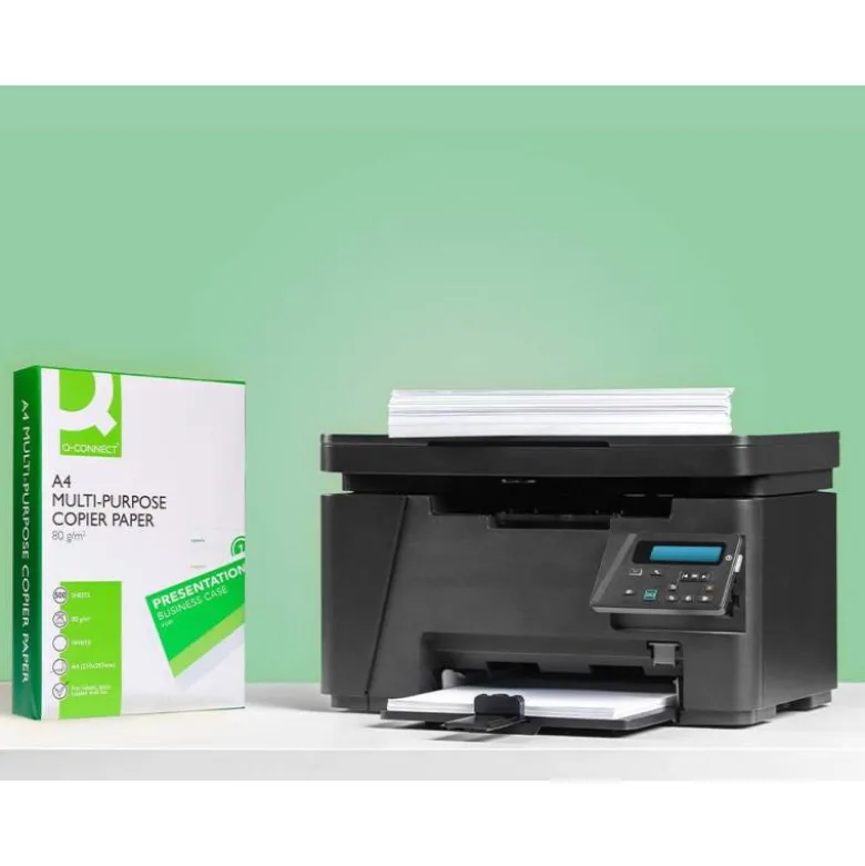 PAPEL FOTOCOPIADORA Q-CONNECT ECONOMY DIN A4 80 GRAMOS PAQUETE DE 500 HOJAS