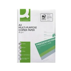 PAPEL FOTOCOPIADORA Q-CONNECT ECONOMY DIN A3 80 GRAMOS PAQUETE DE 500 HOJAS
