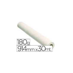 Papel fotografico reprografia para Plotter 180 g/m2, 914 mm x 30 m.