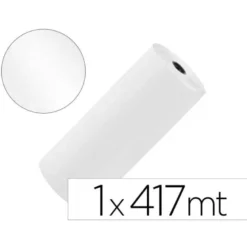PAPEL KRAFT LIDERPAPEL BLANCO BOBINA 1 MT X 417 MT ESPECIAL PARA EMBALAJE PESO 25 KG