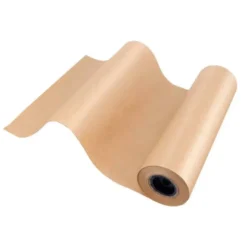 PAPEL KRAFT LIDERPAPEL MARRON BOBINA 1 MT X 357 MT ESPECIAL PARA EMBALAJE PESO 25 KG