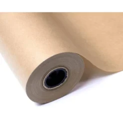 PAPEL KRAFT LIDERPAPEL MARRON BOBINA 1 MT X 714 MT ESPECIAL PARA EMBALAJE PESO 50 KG