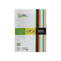 Papel Liderpapel Colores Surtidos 80 g/m2 A4 100 hojas