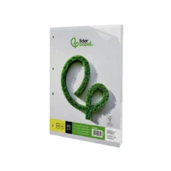 Papel Liderpapel Din-A4 80 gr . 4 TALADROS Y 100 HOJAS