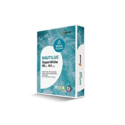 Papel multifunción A4 Nautilus superwhite reciclado 80 g/m2