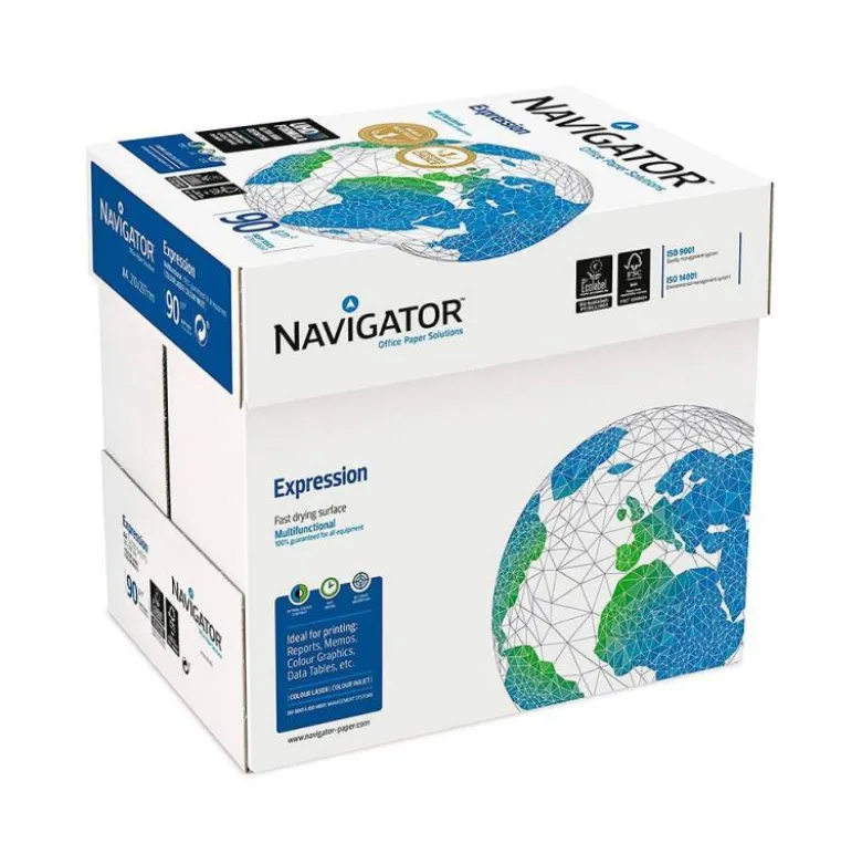 Papel multifuncion A4 Navigator 90 g/m2