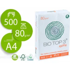 Papel multifuncion Biotop Mondi A4 80 gr/m2