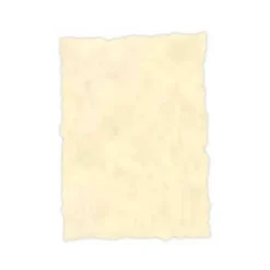 Papel pergamino DIN A4 troquelado color Topacio parchment