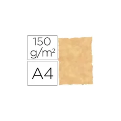 Papel pergamino DIN A4 troquelado color Ocre parchment