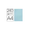Papel Pergamino Liderpapel DIN A4 240g/m2 Color Azul Pack de 25 Hojas