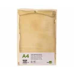 PAPEL PERGAMINO LIDERPAPEL DIN A4 DIPLOMA 180 G/M2 PAQUETE DE 50 HOJAS