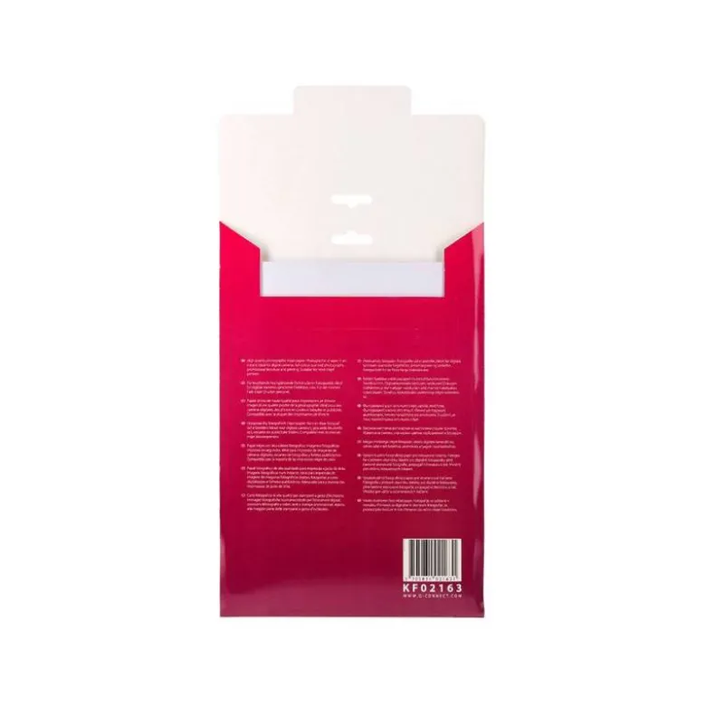 Papel Q-Connect foto glossy kf02163 Din A4 alta calidad digital photo. Bolsa de 20 hojas de 260 gr.