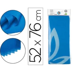 Papel seda marca Liderpapel azul paquete 5 hojas
