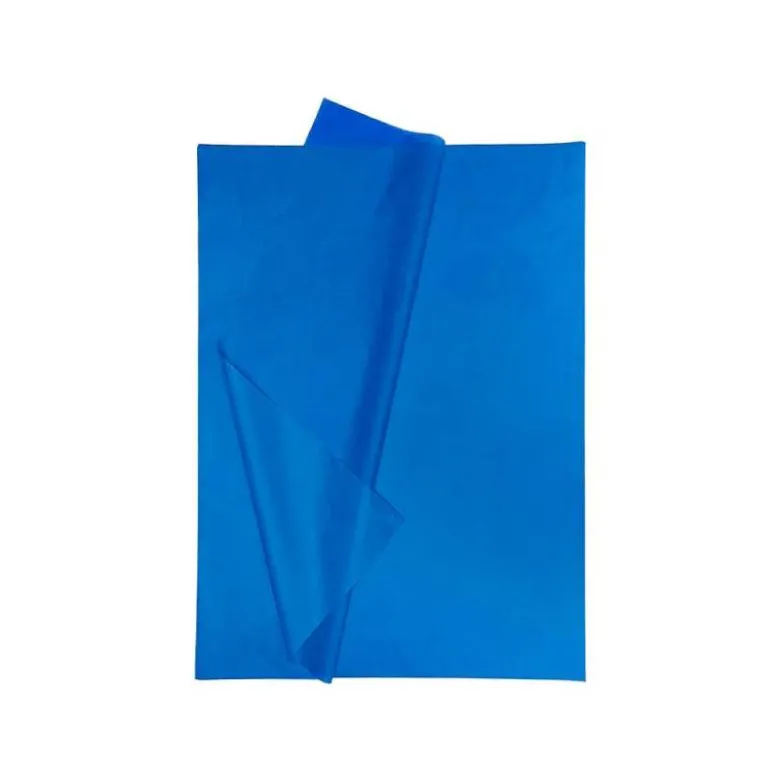 Papel seda marca Liderpapel azul paquete 5 hojas