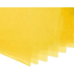 Papel seda marca Liderpapel amarillo paquete 5 hojas