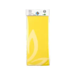 Papel seda marca Liderpapel amarillo paquete 5 hojas