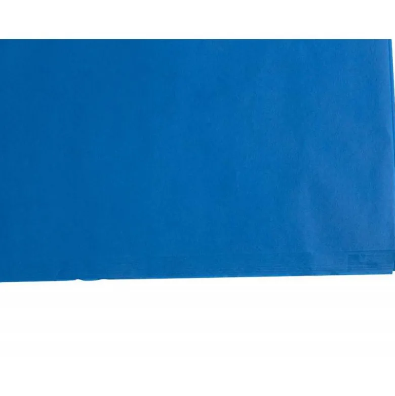 Papel seda marca Liderpapel azul oscuro paquete 25 hojas