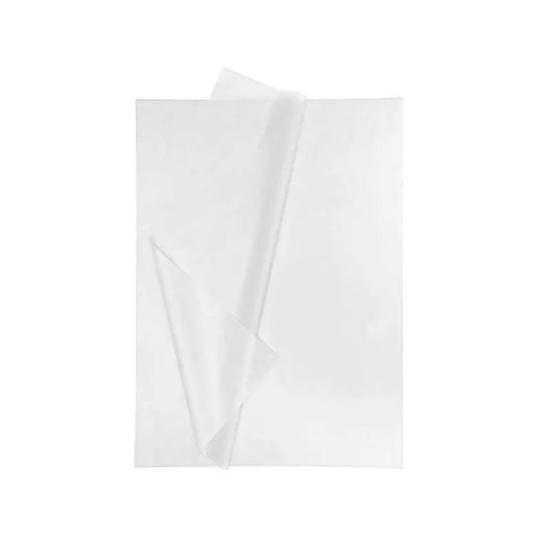 Papel seda marca Liderpapel blanco paquete 5 hojas