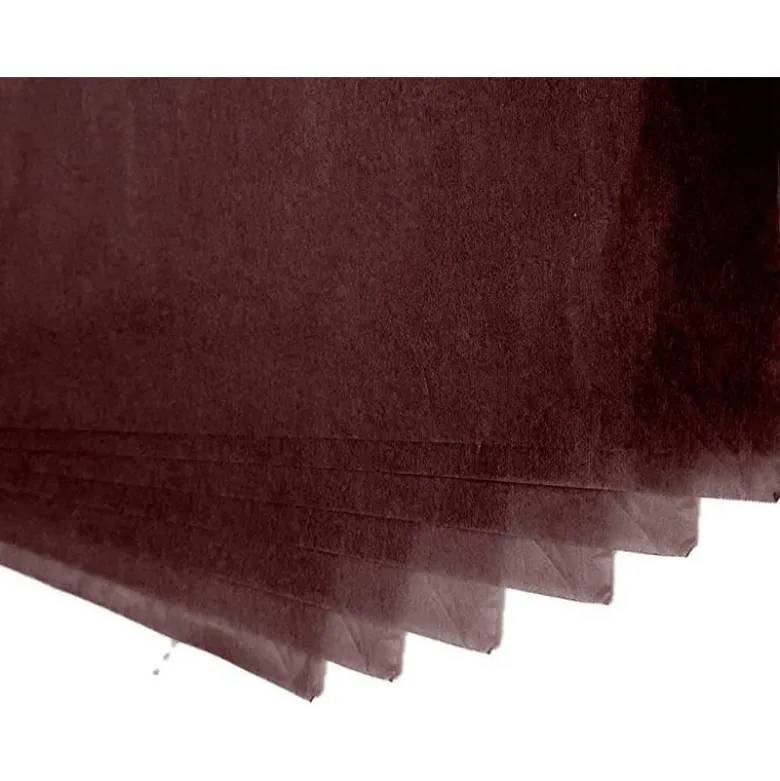 Papel seda marca Liderpapel marron paquete 5 hojas
