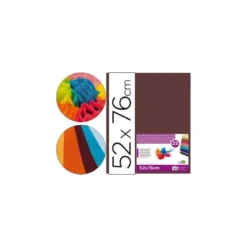 Papel seda marca Liderpapel marron paquete 25 hojas