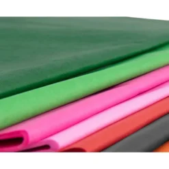 Papel seda marca Liderpapel naranja paquete 25 hojas