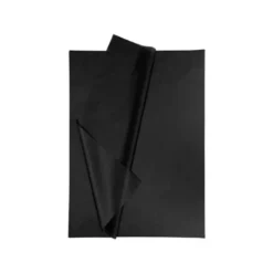 Papel seda marca Liderpapel negro paquete 5 hojas
