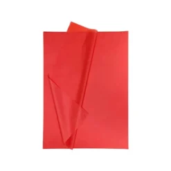 Papel seda marca Liderpapel rojo paquete 5 hojas