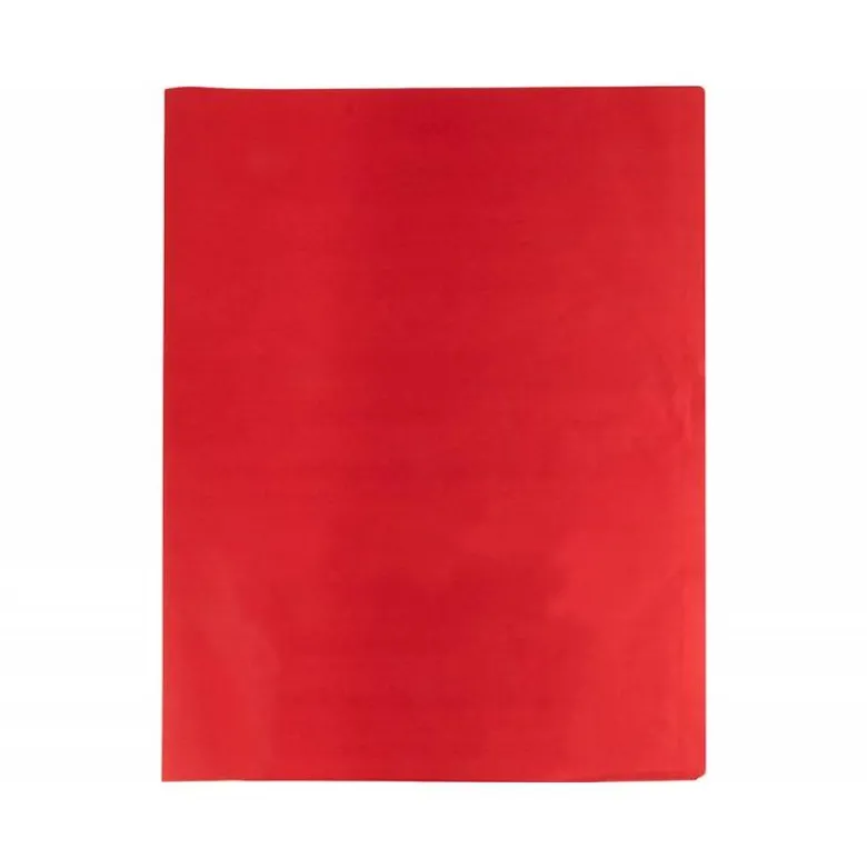 Papel seda marca Liderpapel rojo paquete 25 hojas