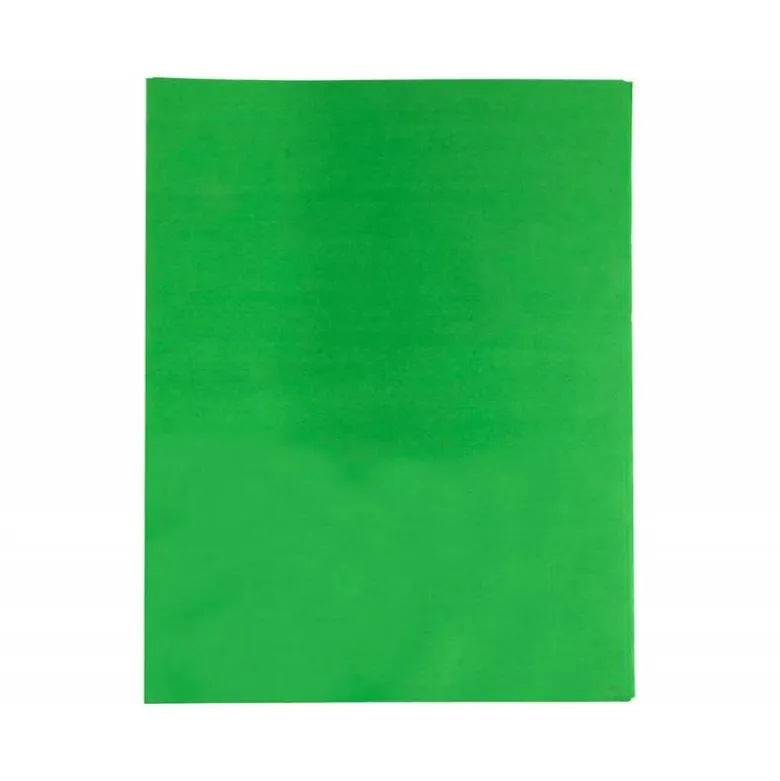 Papel seda marca Liderpapel verde paquete 25 hojas
