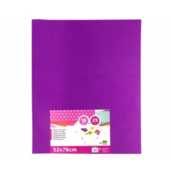 Papel seda marca Liderpapel violeta paquete 25 hojas