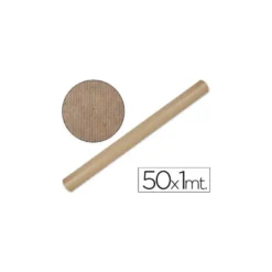 Papel tipo kraft liderpapel 65 g/m² 50x1 mt marron