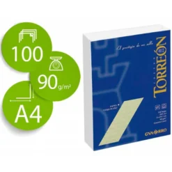 Papel torreon blanco a4 90 gr paquete de 100 hojas