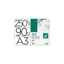 Papel vegetal Liderpapel din a3 gramaje 90g/m2