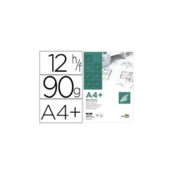 Papel Vegetal Liderpapel DIN A4+ de 90g/m2 12 hojas