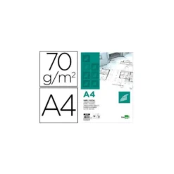 Papel Vegetal Liderpapel DIN A4 de 70g/m2 Sobre de 12 hojas
