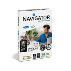 PAQUETE DE 150 HOJAS- PAPEL FOTOCOPIADORA NAVIGATOR DIN A4 80 GRAMOS