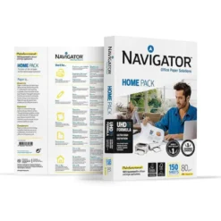PAQUETE DE 150 HOJAS- PAPEL FOTOCOPIADORA NAVIGATOR DIN A4 80 GRAMOS