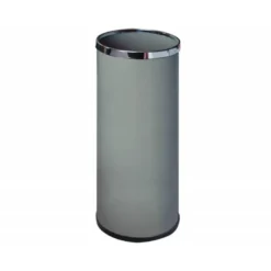 Paraguero metalico 301 gris aros cromado 50x21,5 cm.
