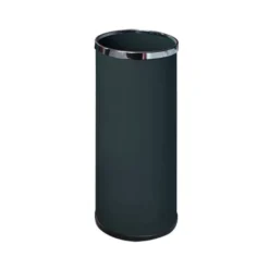 Paraguero metalico 301 negro aros cromado 50x21,5 cm.