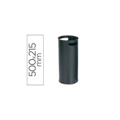 Paraguero metalico 306 negro 50x21,5 cm