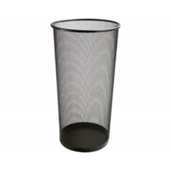 Paraguero metalico Q-Connect kf00829 rejilla negro 26,5 diametro x 50 cm.