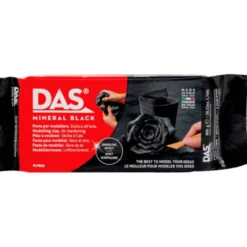 PASTA DE MODELAR DAS MINERAL 400 GR COLOR NEGRO