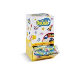 PASTA PARA MODELAR CARIOCA DOUGHY 50 GR EXPOSITOR SOBREMESA 48 UNIDADES COLORES SURTIDOS