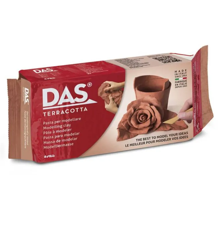 Pasta para modelar Das color marron 1kg