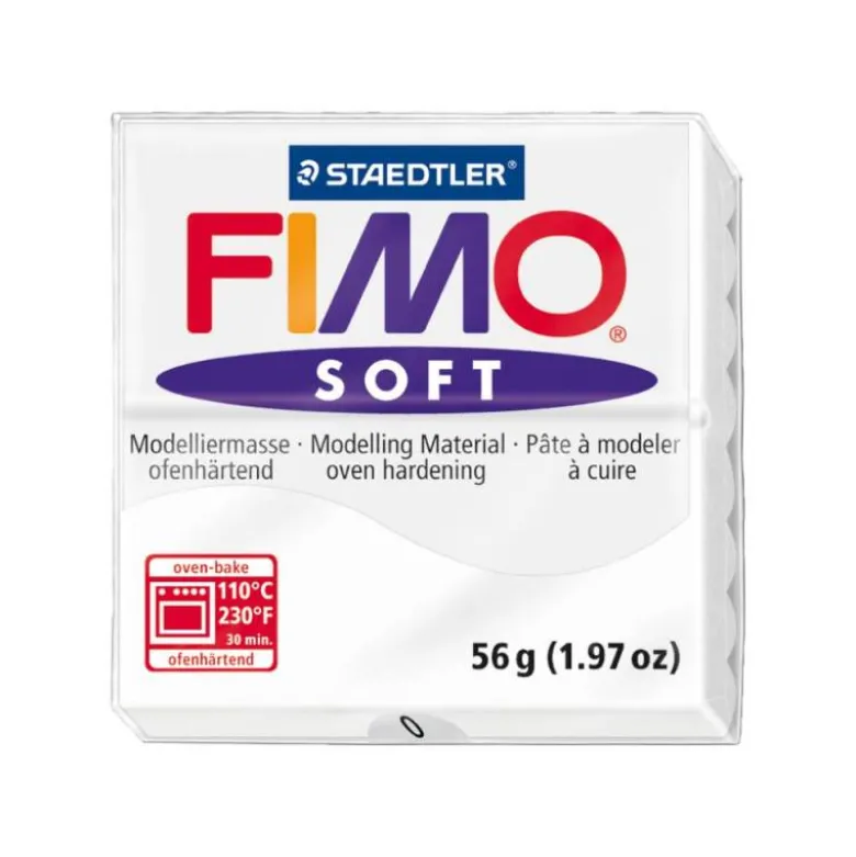 Pasta para modelar Staedtler Fimo Soft blanco