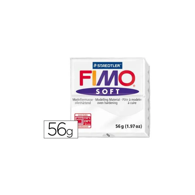 Pasta para modelar Staedtler Fimo Soft blanco