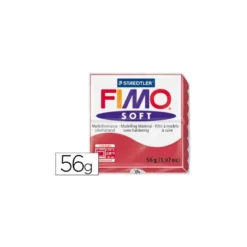 Pasta para modelar Staedtler Fimo Soft rojo cereza 56 gr