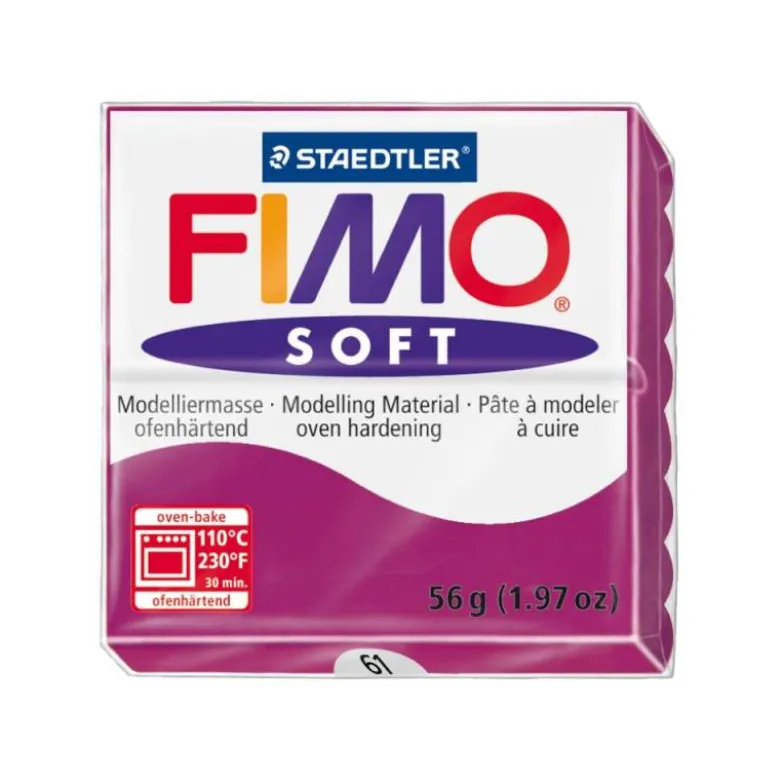 Pasta para modelar Staedtler Fimo Soft purpura 56 gr