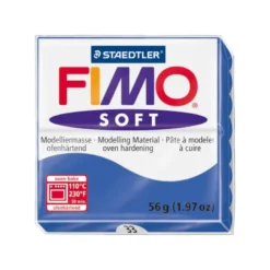 Pasta para modelar Staedtler Fimo Soft azul brillante 56 gr
